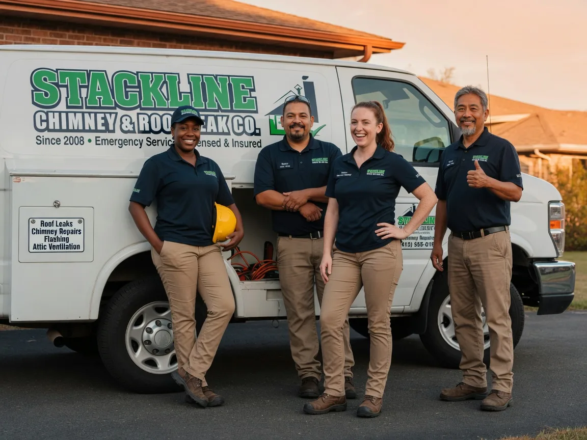 Chimney flashing repair company in Purlear, NC